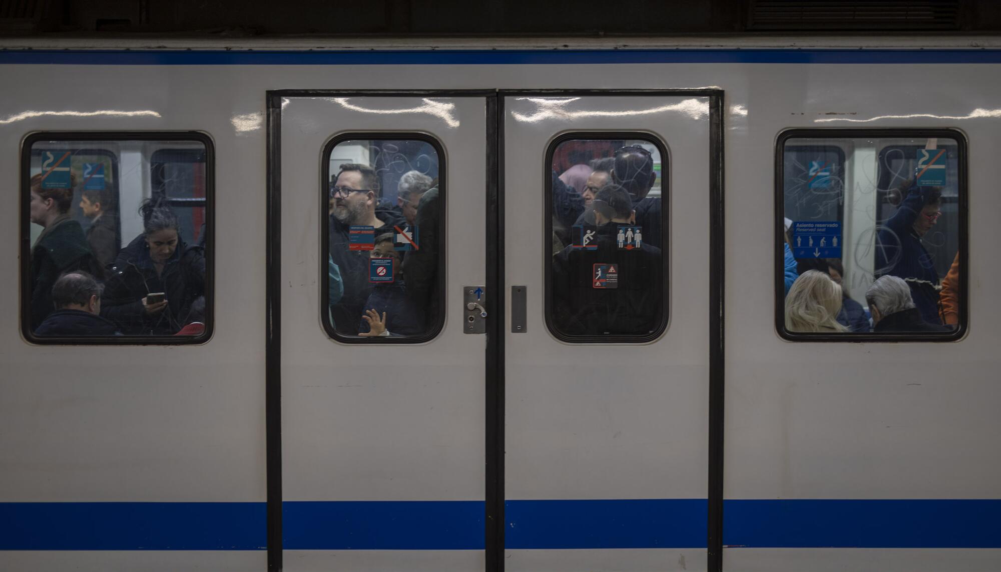 Vagón de Metro de Madrid